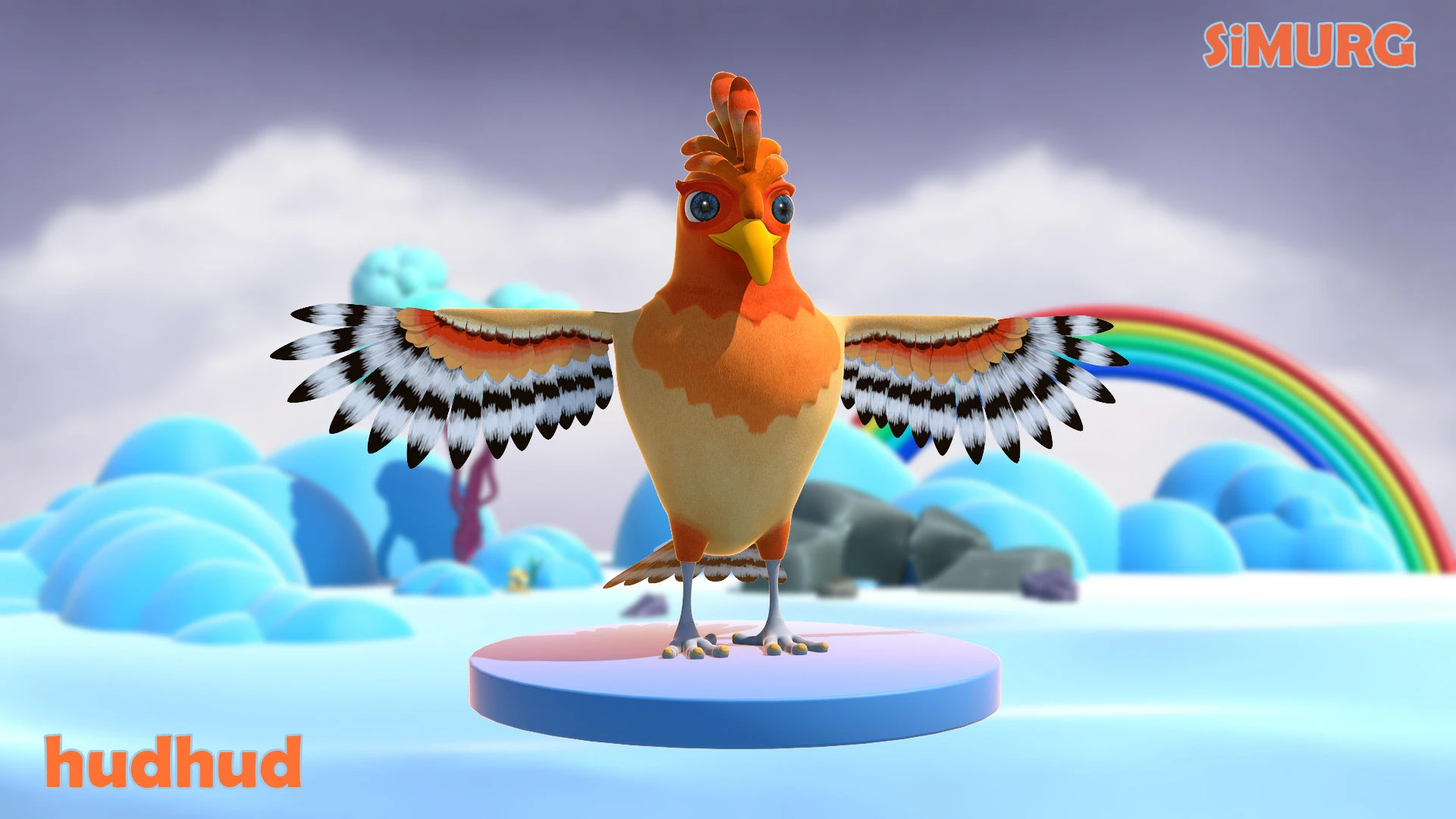 3d bird characters