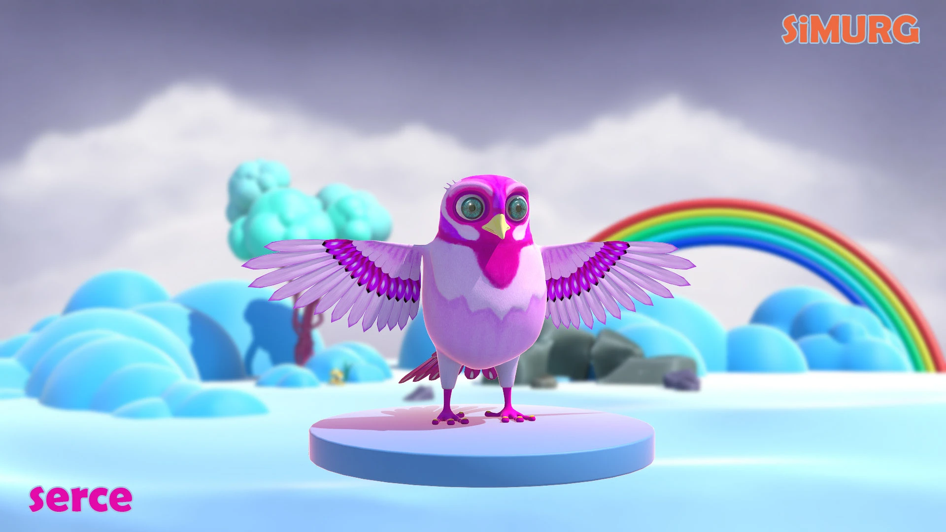 3d bird characters