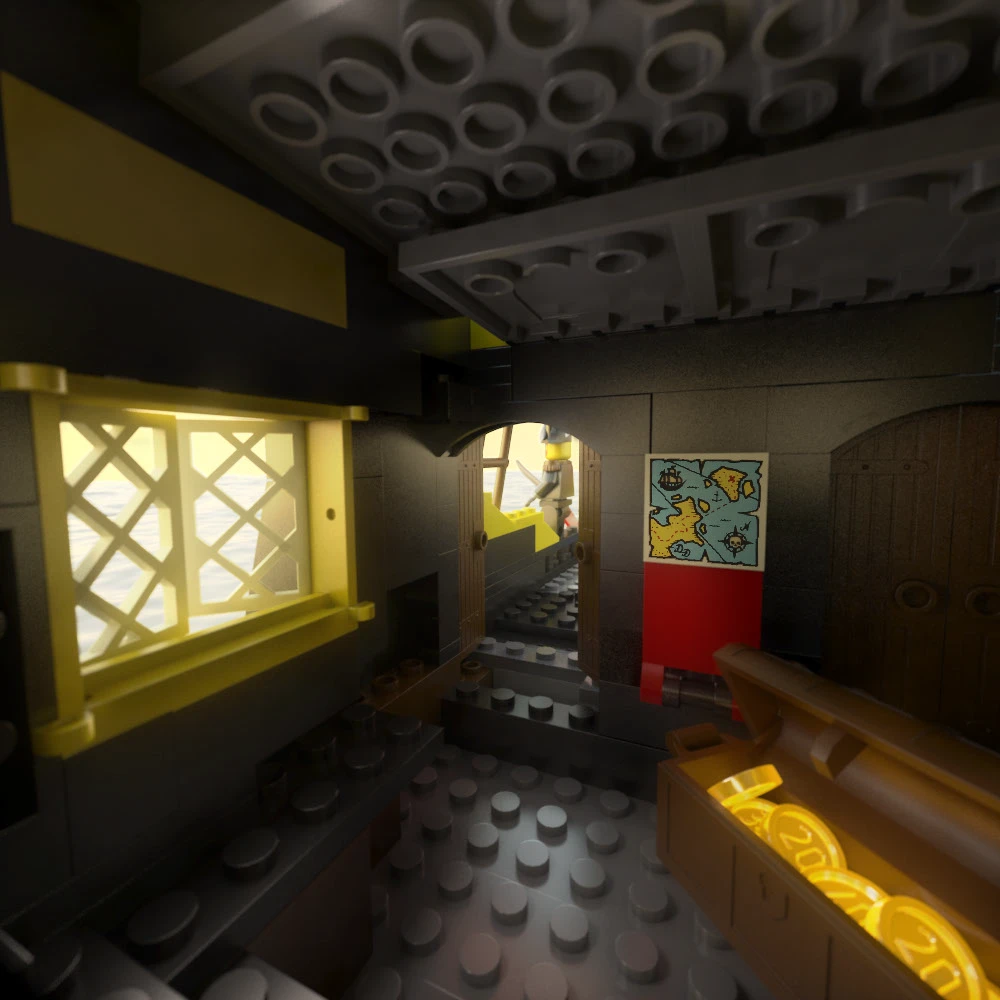 Lego Old Pirates Series 3d realisation