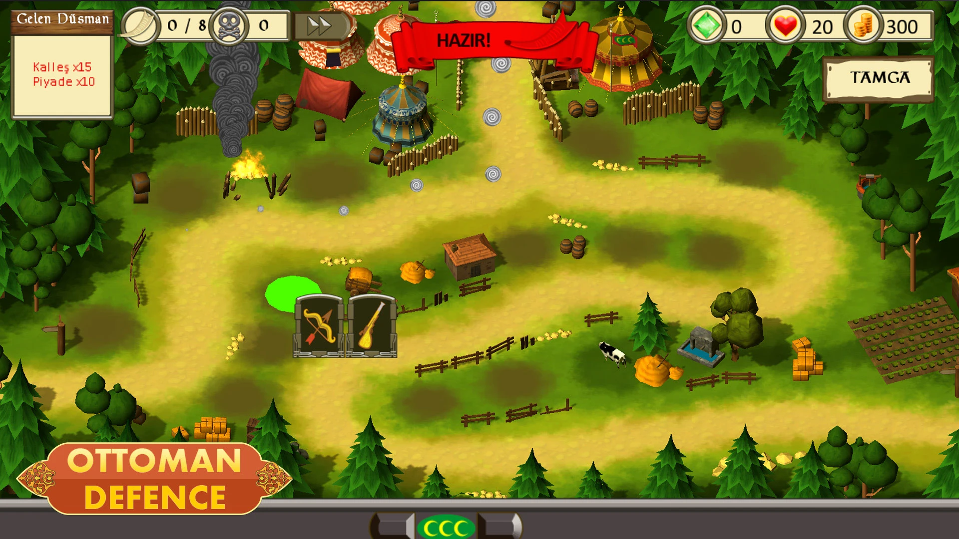 OTTOMAN DEFENCE MOBILE GAME PROJECT