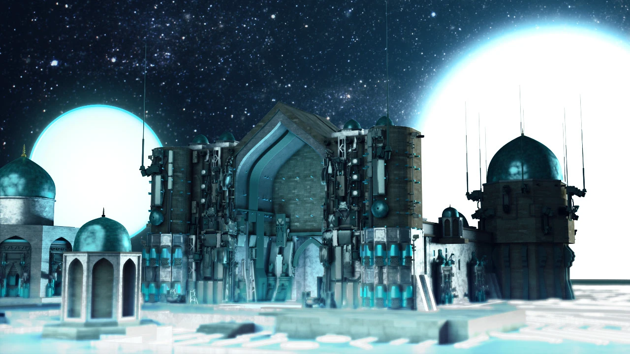 Sci-fi Mausoleum of Khoja Ahmed Yasawi