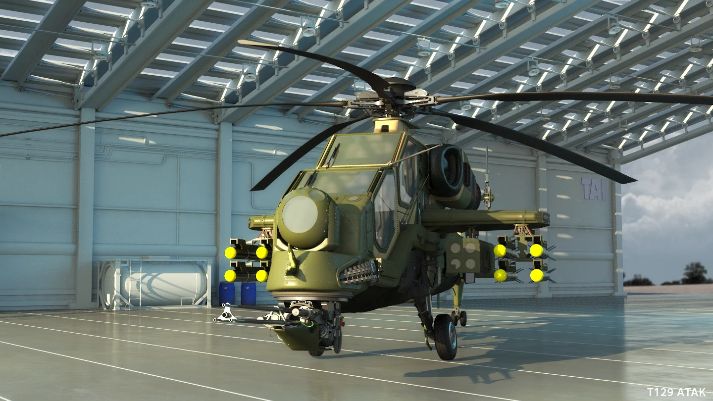 T129 Atak helicopter