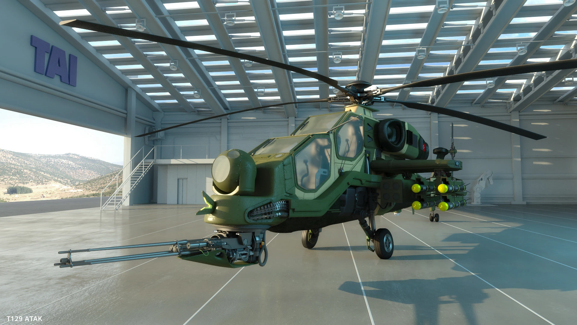 T129 Atak helicopter