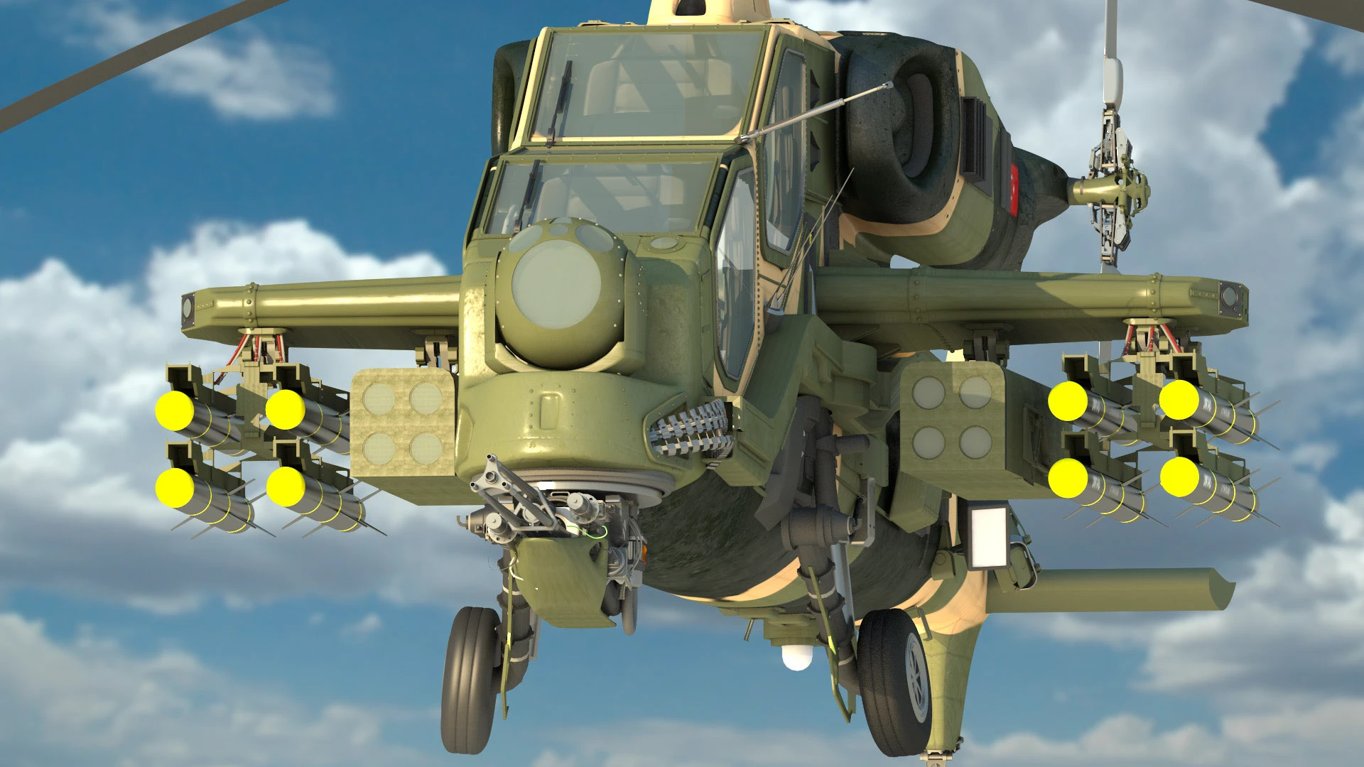 T129 Atak helicopter