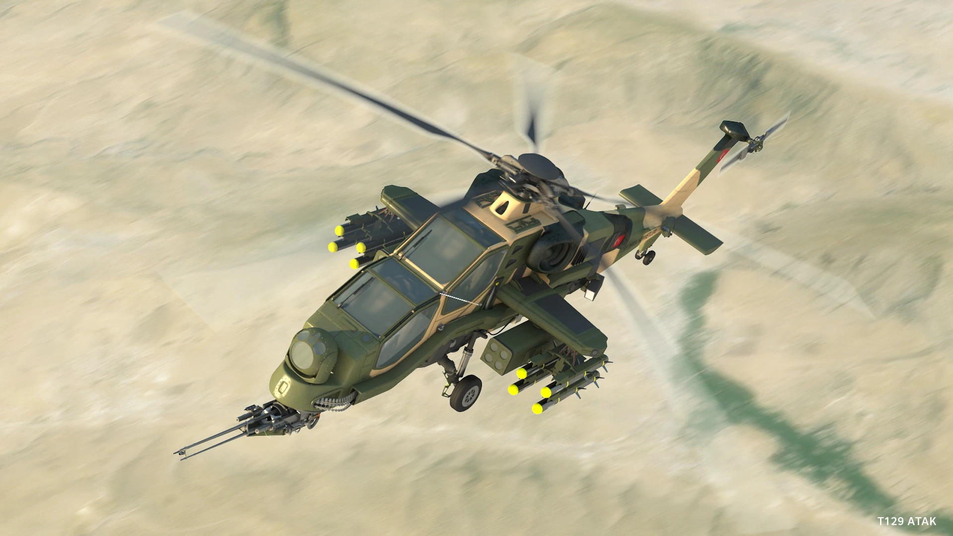 T129 Atak helicopter