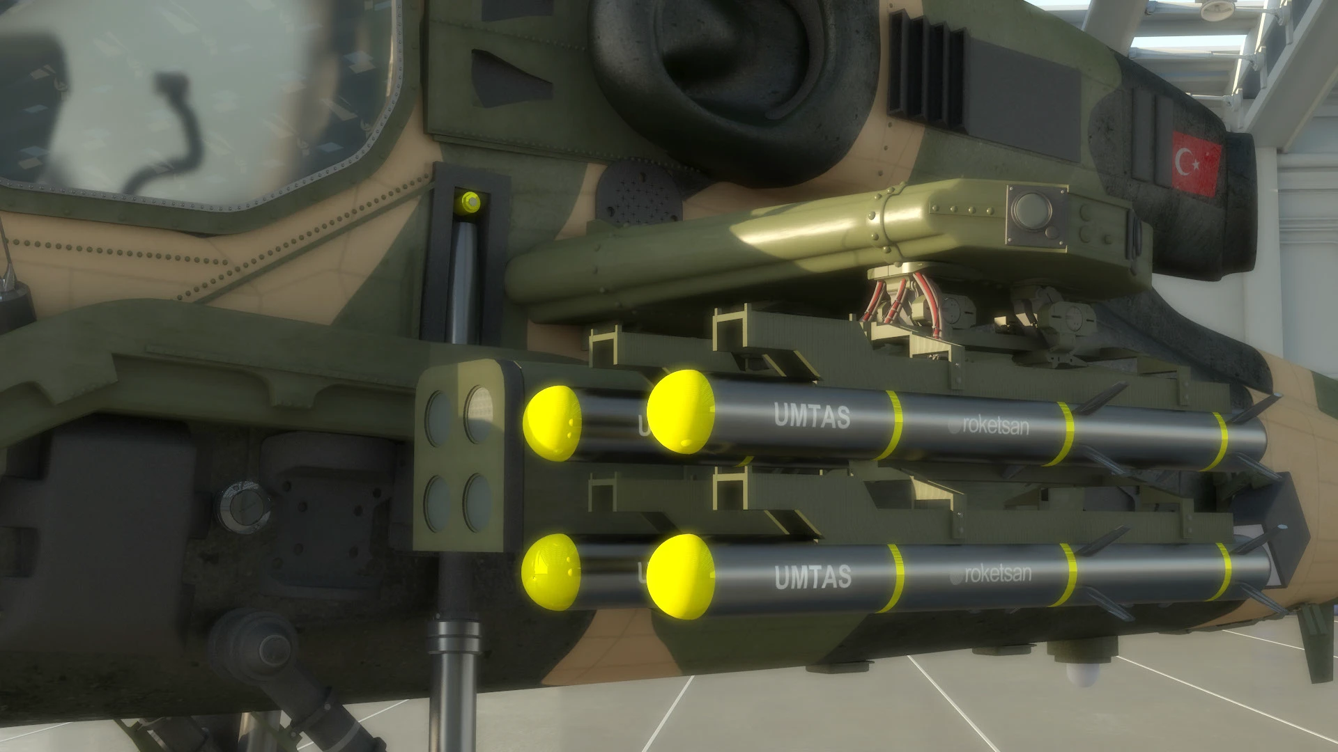 T129 Atak helicopter