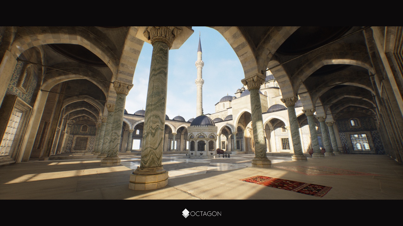Game Ready Modular Monumental Mosque