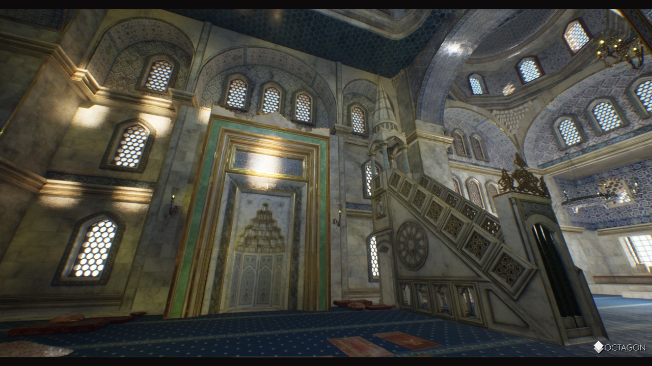 Game Ready Modular Monumental Mosque