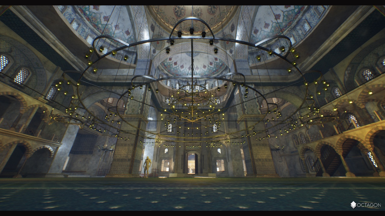 Game Ready Modular Monumental Mosque
