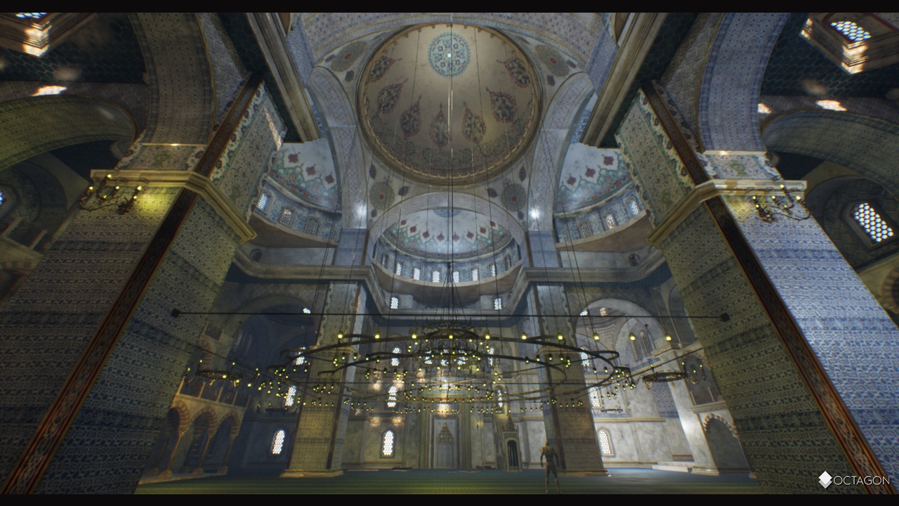 Game Ready Modular Monumental Mosque