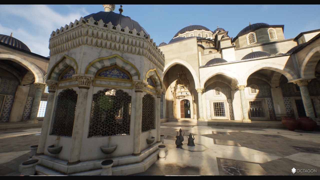 Game Ready Modular Monumental Mosque