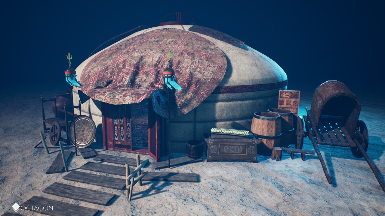 Medieval Turco Mongol Yurt Pack