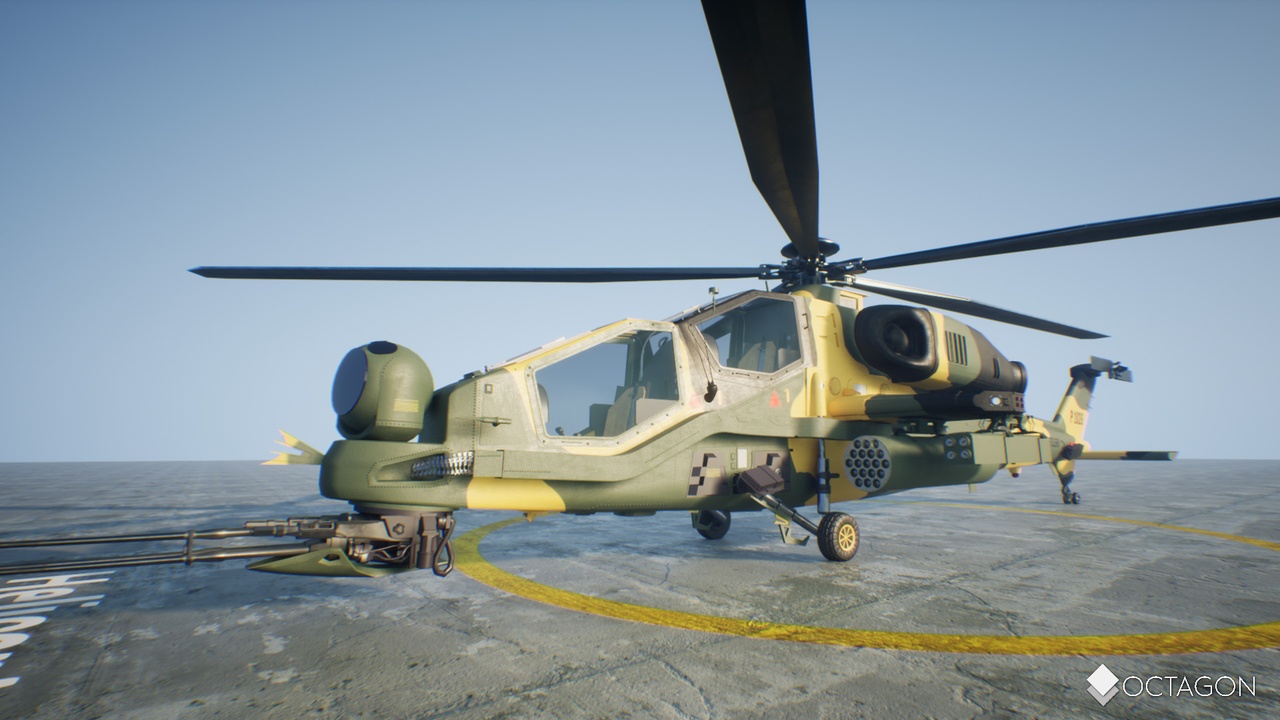T129 ATAK Attack Helicopter