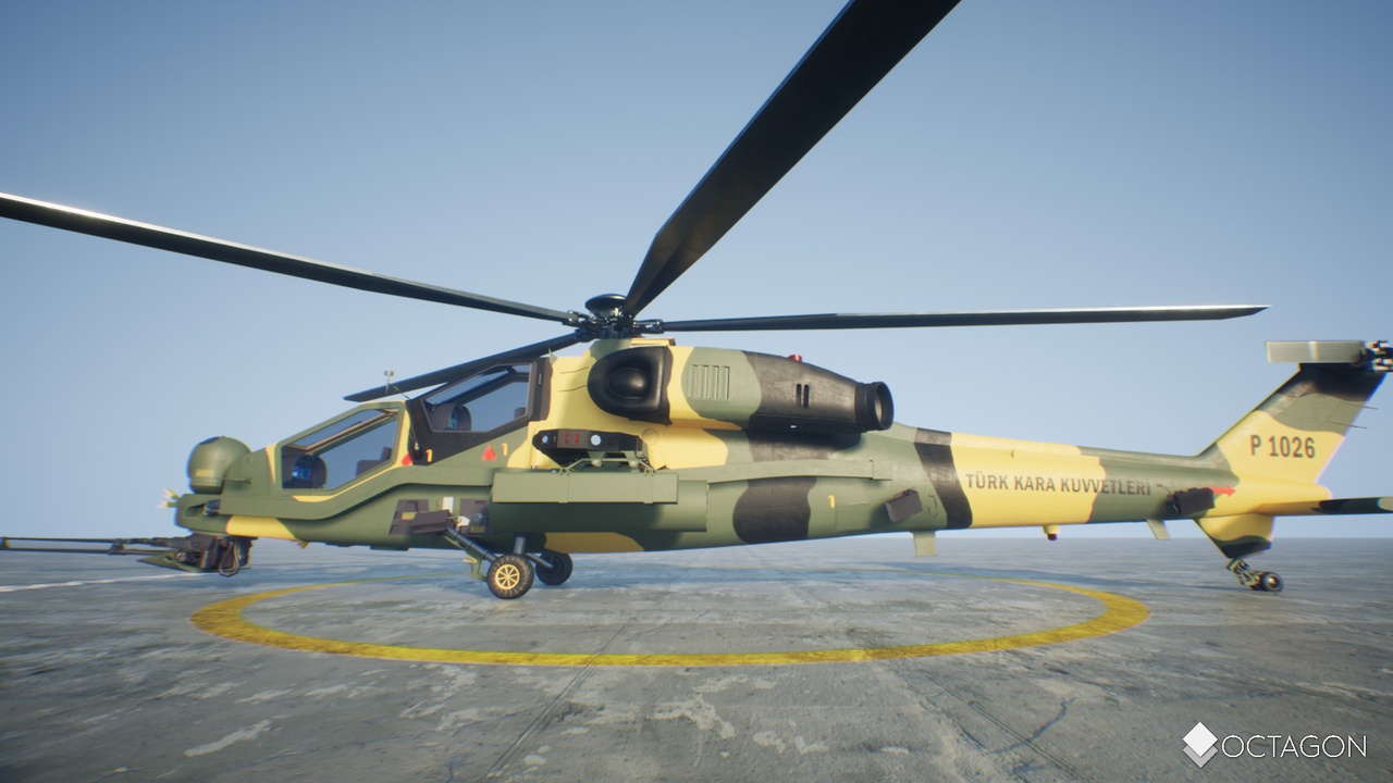 T129 ATAK Attack Helicopter