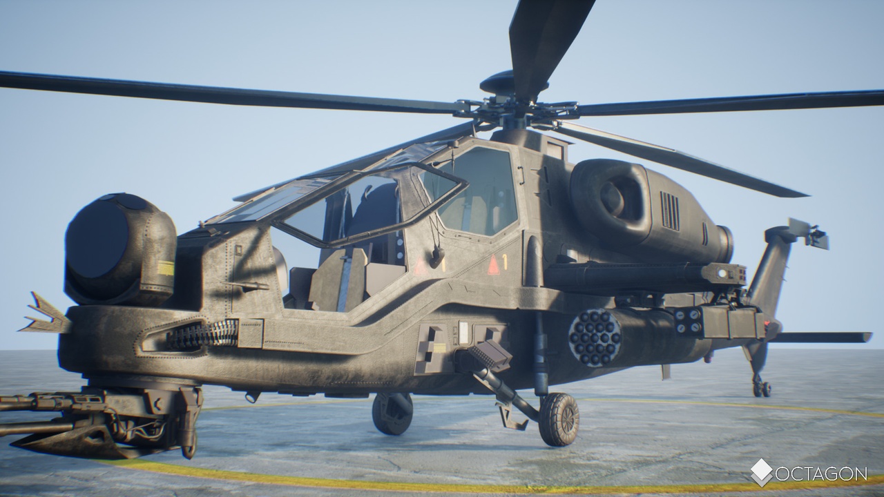 T129 ATAK Attack Helicopter