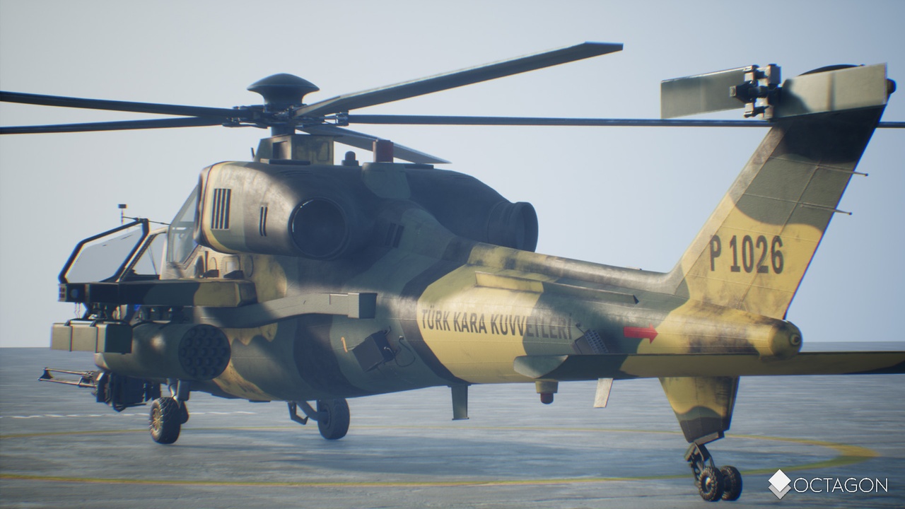 T129 ATAK Attack Helicopter