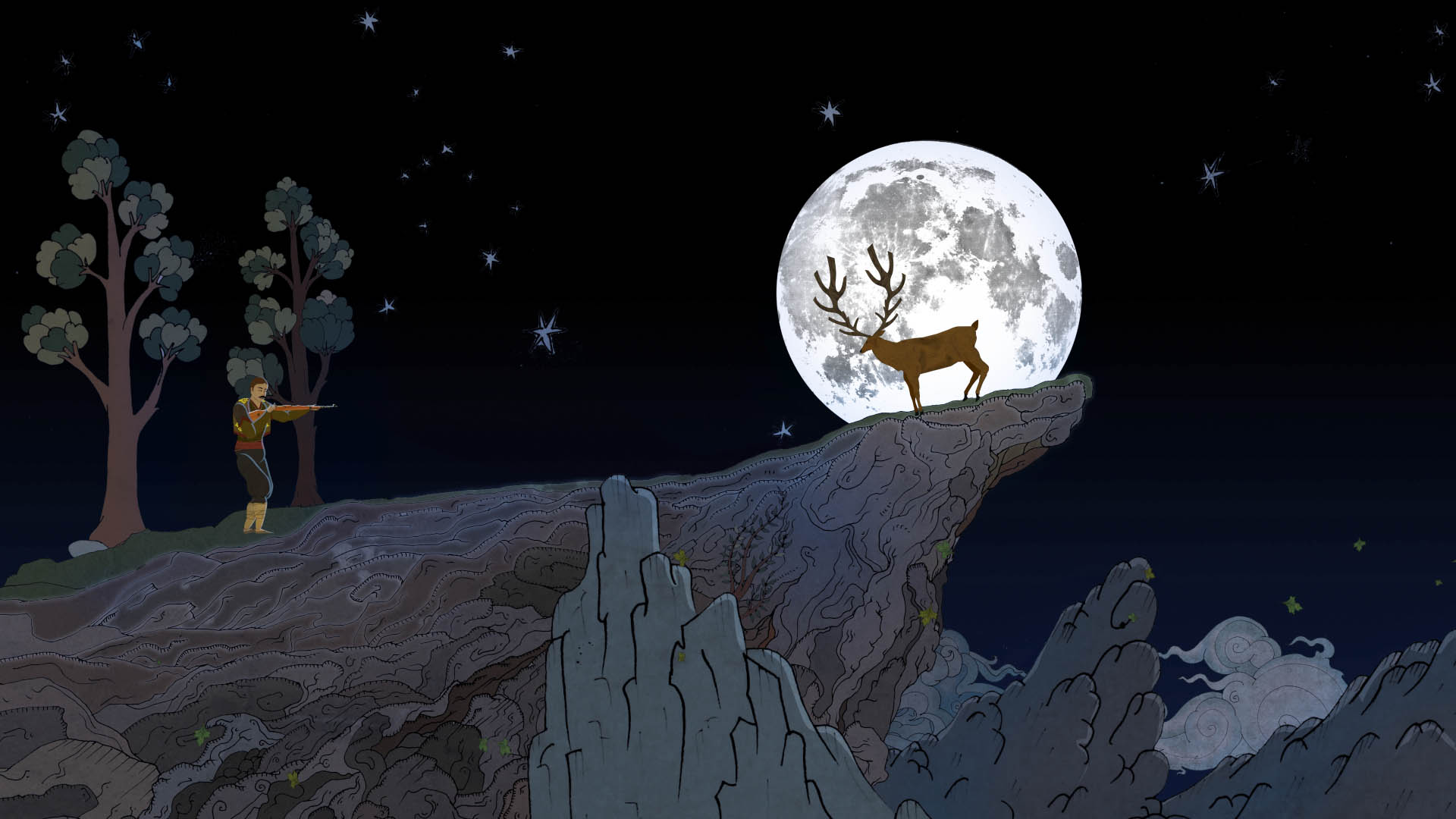 Alageyik Efsanesi / Legend of the Red Deer-Turkish/ Anatolian folk legend