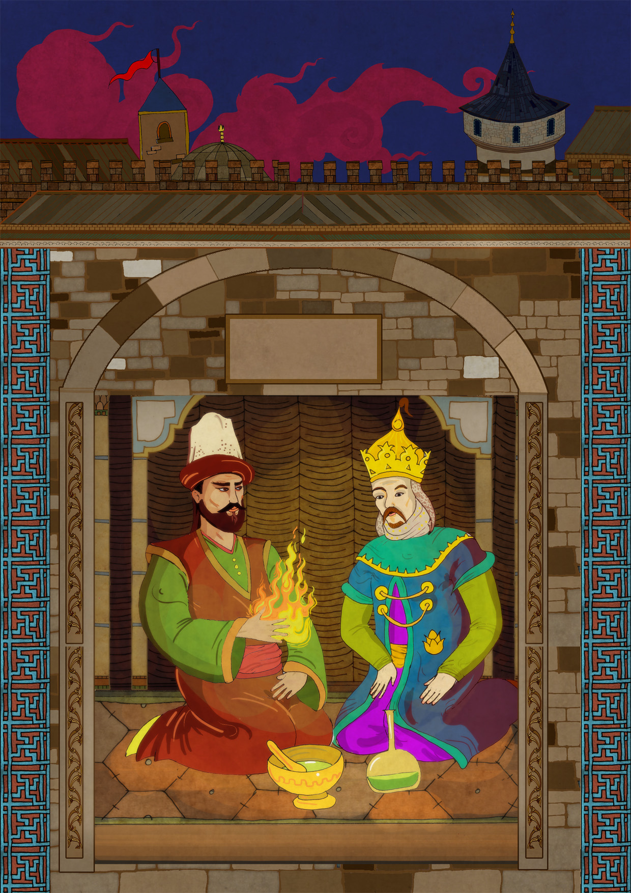 Karacahmet Sultan çizimleri/ Sufi Book Illustrations