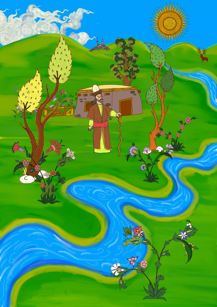 Karacahmet Sultan çizimleri/ Sufi Book Illustrations