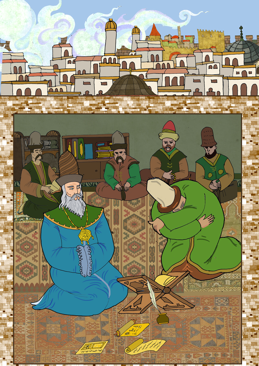 Karacahmet Sultan çizimleri/ Sufi Book Illustrations