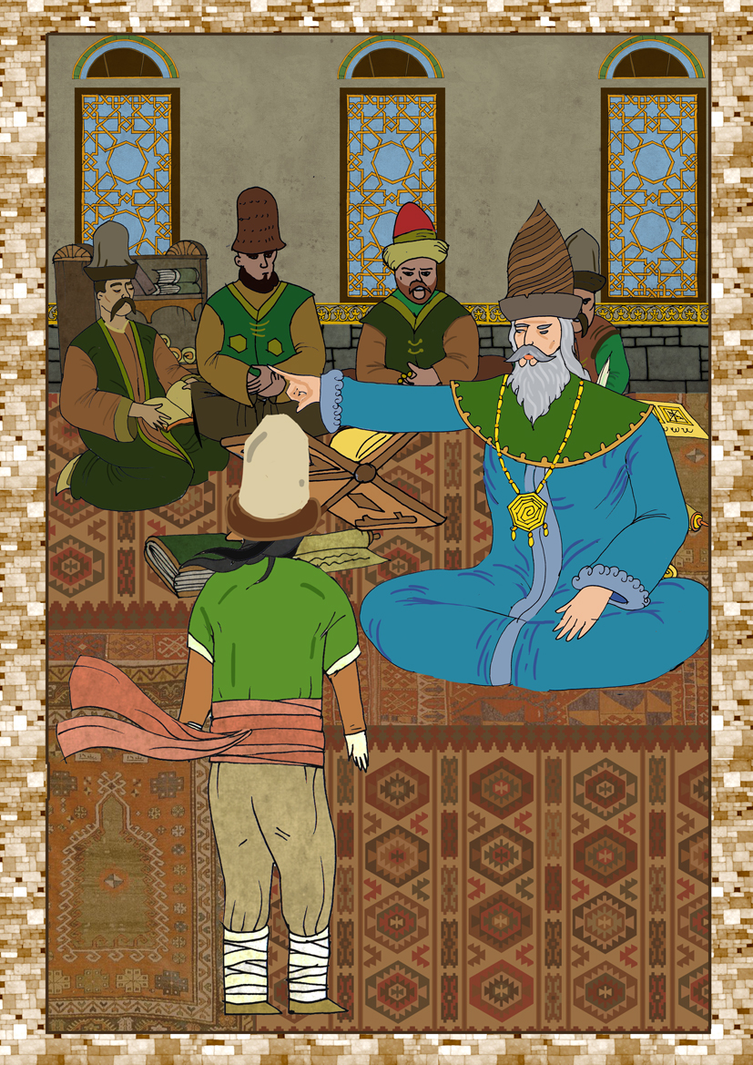 Karacahmet Sultan çizimleri/ Sufi Book Illustrations