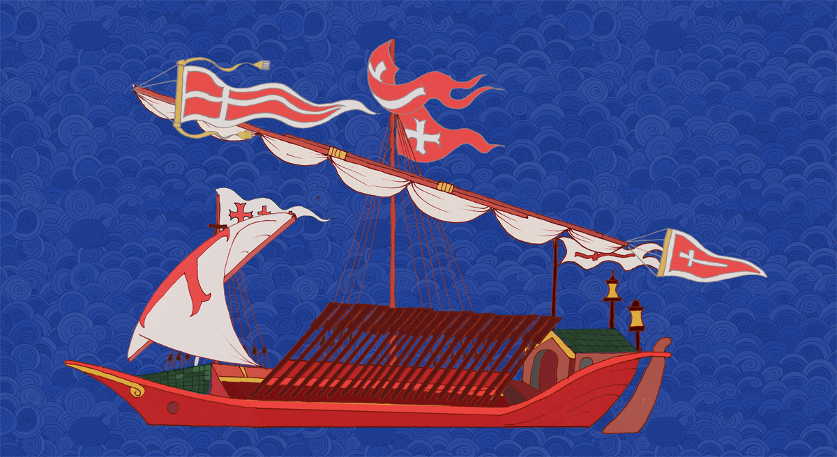 Rodos Adası İllüstrasyonu / Rhodes Island Illustration