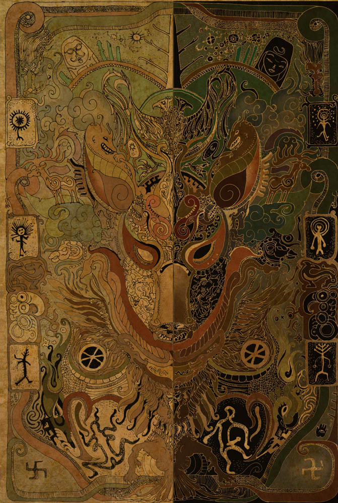 Turk Mitolojisi İllüstrasyonları / Turkish Mythology Illustrations