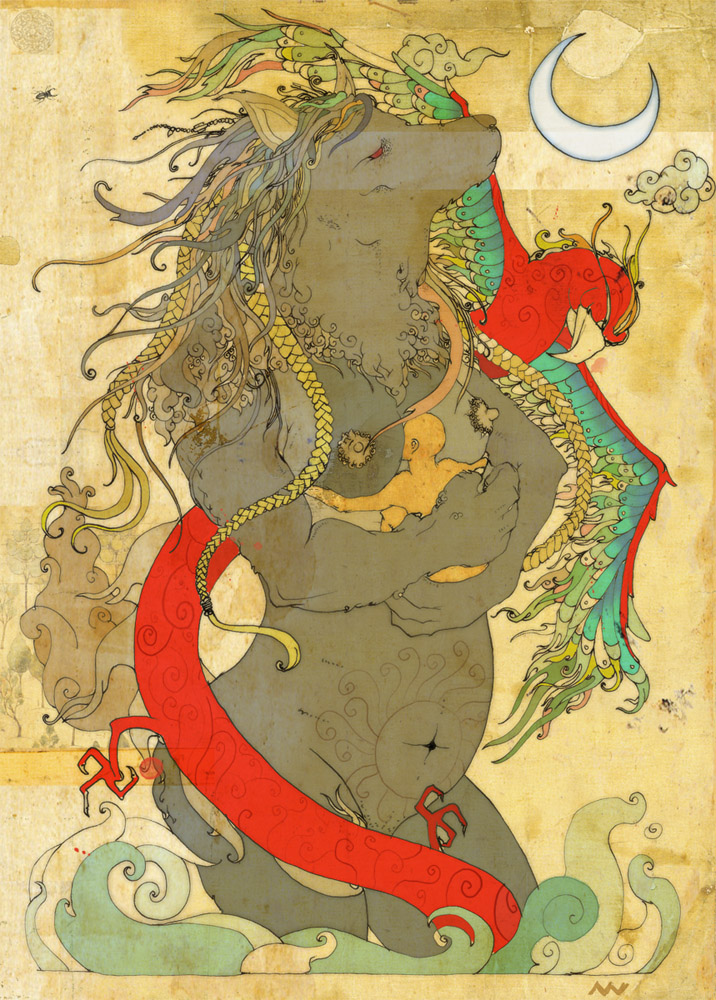 Turk Mitolojisi İllüstrasyonları / Turkish Mythology Illustrations