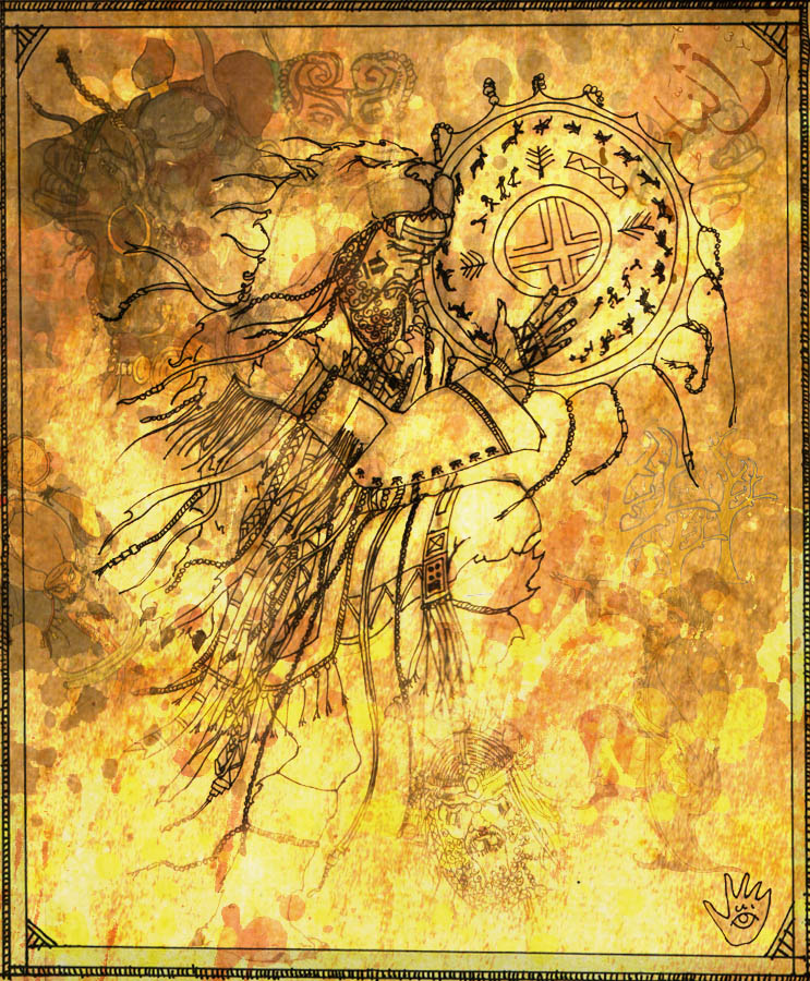 Turk Mitolojisi İllüstrasyonları / Turkish Mythology Illustrations