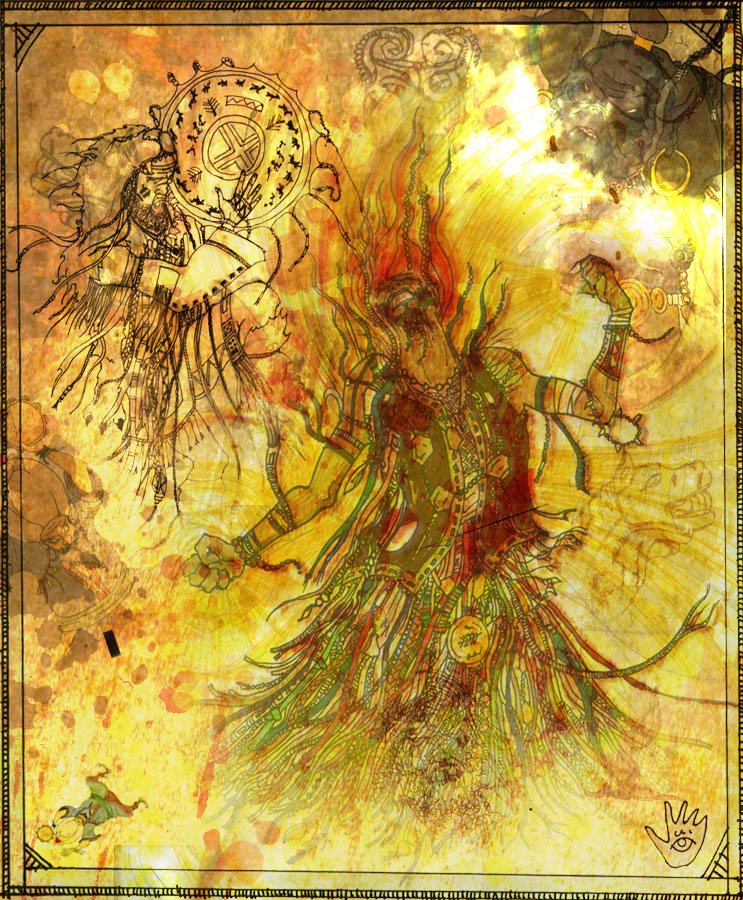 Turk Mitolojisi İllüstrasyonları / Turkish Mythology Illustrations