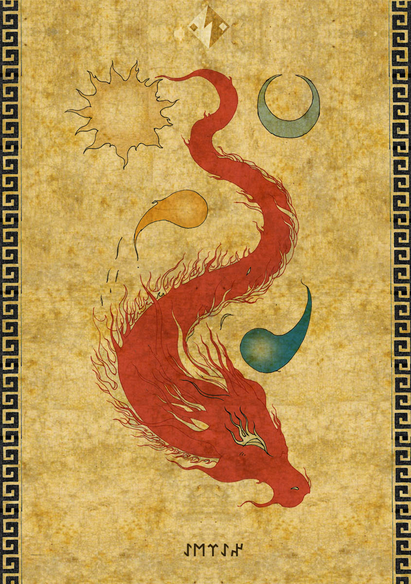 Turk Mitolojisi İllüstrasyonları / Turkish Mythology Illustrations
